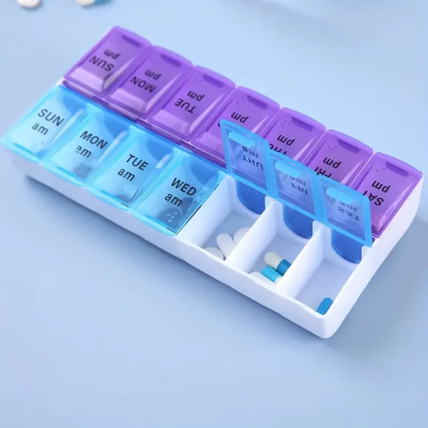 Home v3 112 Dual-Color Pill Organizer