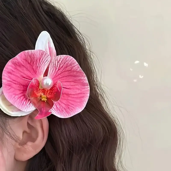 Home v3 98 Orchid Flower Hair Clip