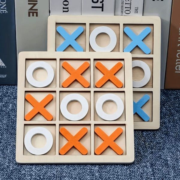Home v3 77 Wooden XO Tic Tac Toe Game