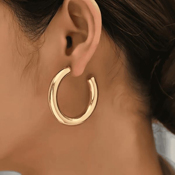 Home v3 273 C-shaped Hoop Earrings
