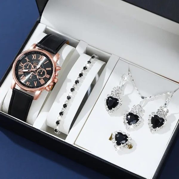 Home v3 77 Fashionable Women’s Watch & Jewelry Set