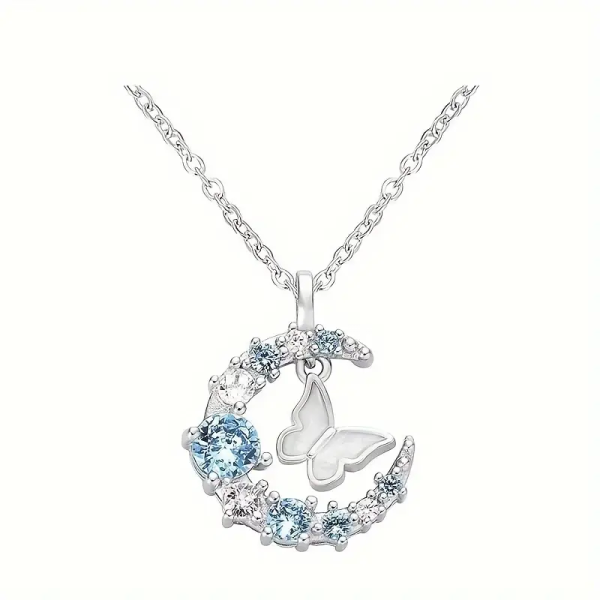 Best-Selling Items 64 Celestial Moon & Butterfly Pendant Necklace