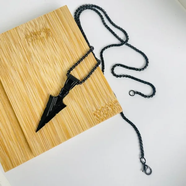 Home v3 77 Triangular Arrow Pendant Necklace for Men in Sri Lanka