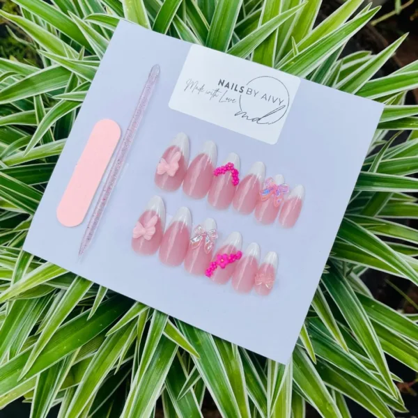 Home v3 63 Daisy Dazzle – 3D nails Press-On Nails set