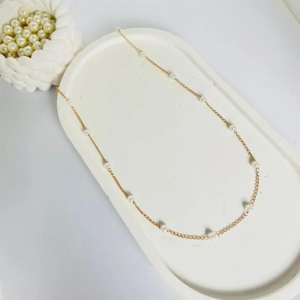 Home v3 28 Buy Gold Chain Pearl Station Necklace in Sri Lanka