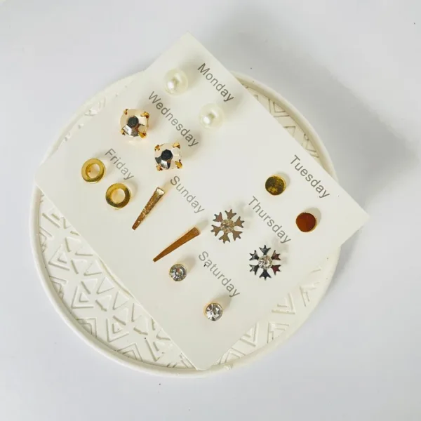 Home v3 28 Complete Week Earring Set – 7 Days, 7 Moods