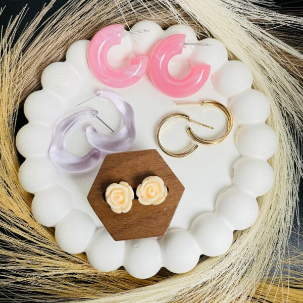 Home v3 245 Bloom & Shine Earrings Set