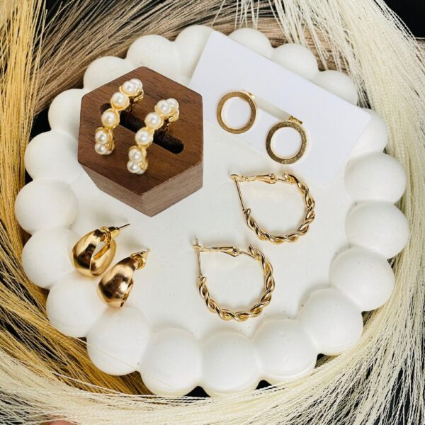 Home v3 119 Luxe Quartet Earrings Set