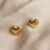 Heart-Shaped Stud Earrings for Women