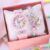 2pcs Unicorn Quartz Watch & Bracelet Gift Set – Luminous Round Dial with Silicone Strap