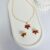 Autumn Maple Leaf Jewelry Set for Women
