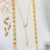 Golden Moon & Star Pendant Necklace – Celestial Y-Chain