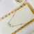 Pearl Necklace with Gold Plated Chain