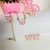 6pcs Pink Butterfly Jewelry Set with Watch